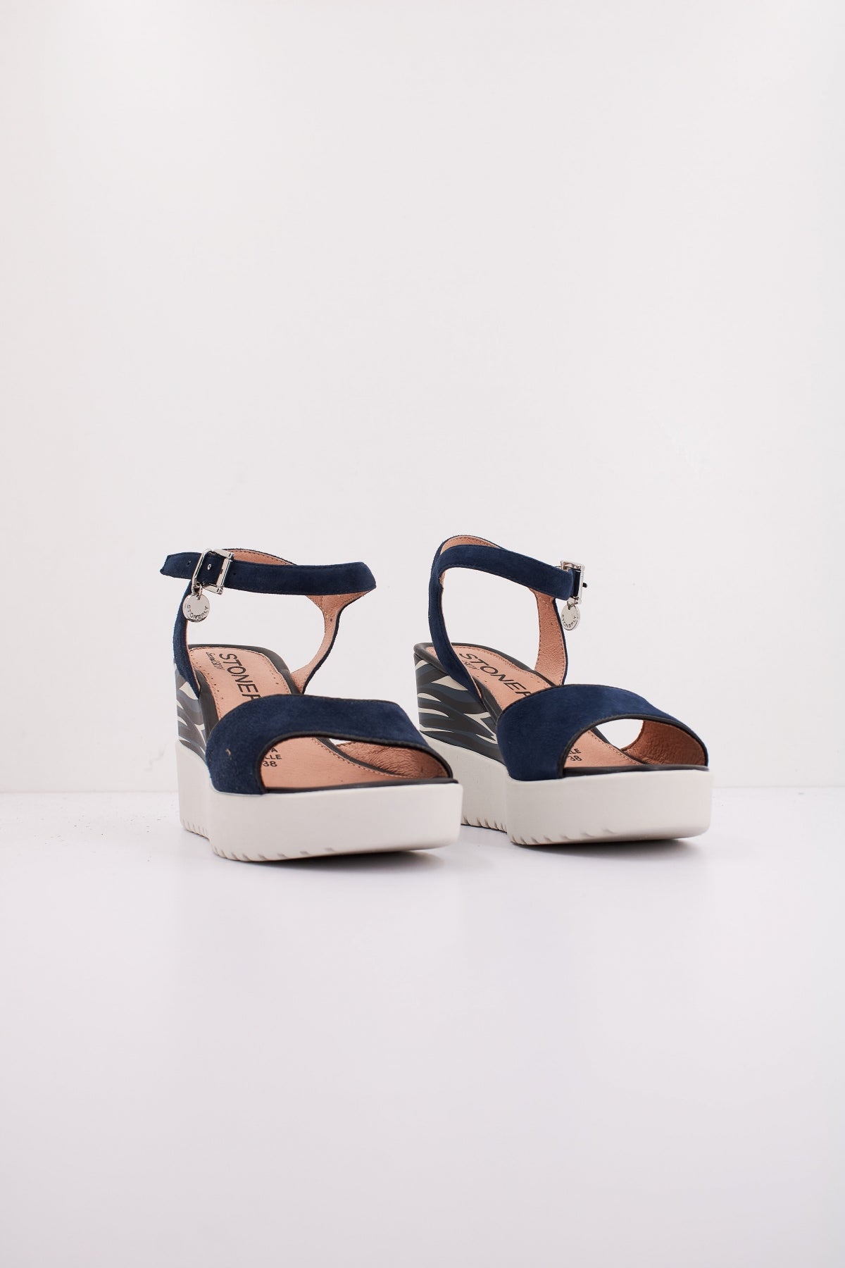 STONEFLY ELY  NAPPA/GOAT SUEDE en color AZUL  (2)