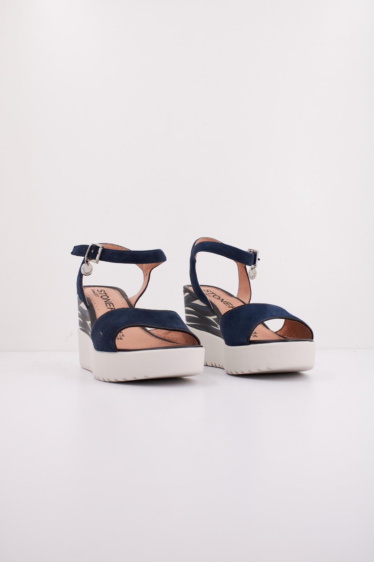 STONEFLY ELY  NAPPA/GOAT SUEDE en color AZUL  (2)