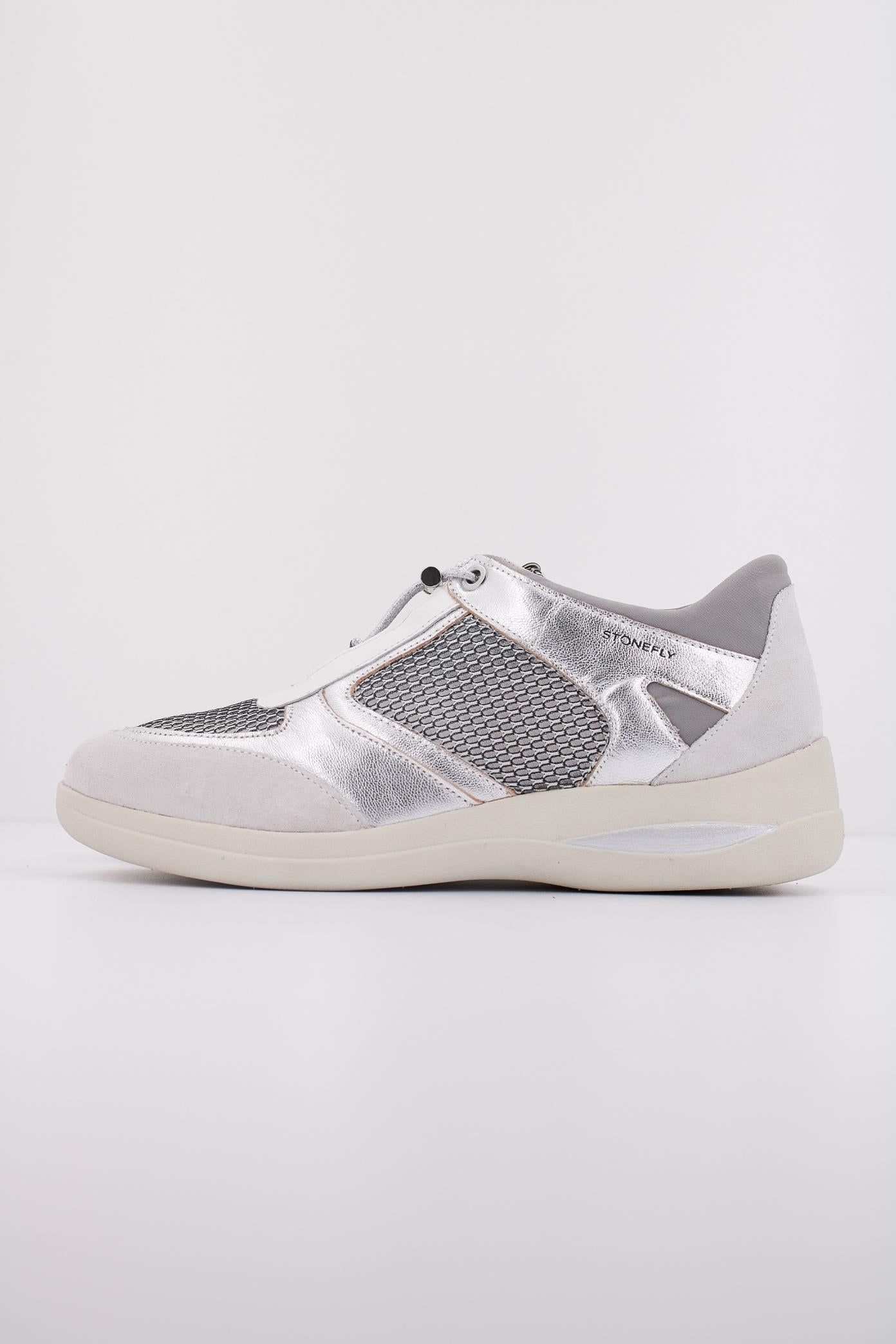 STONEFLY AURORA  VELOUR/LAMINATED/ en color PLATA  (1)