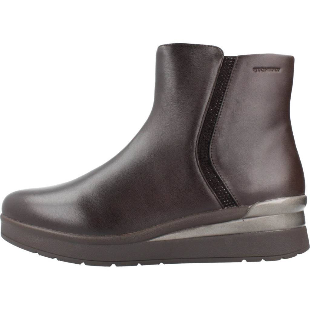 STONEFLY CREAM  ZIP NAP en color MARRON  (2)