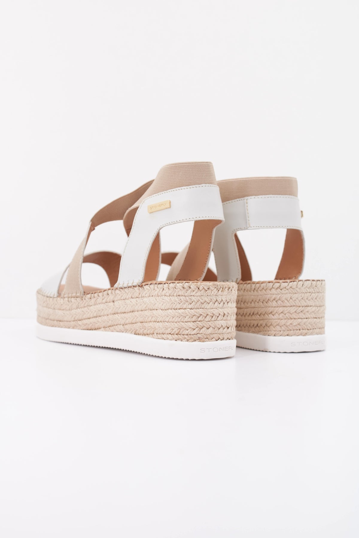STONEFLY ALEXIA  CALF LTH ELASTIC en color MARRON CLARO  (4)