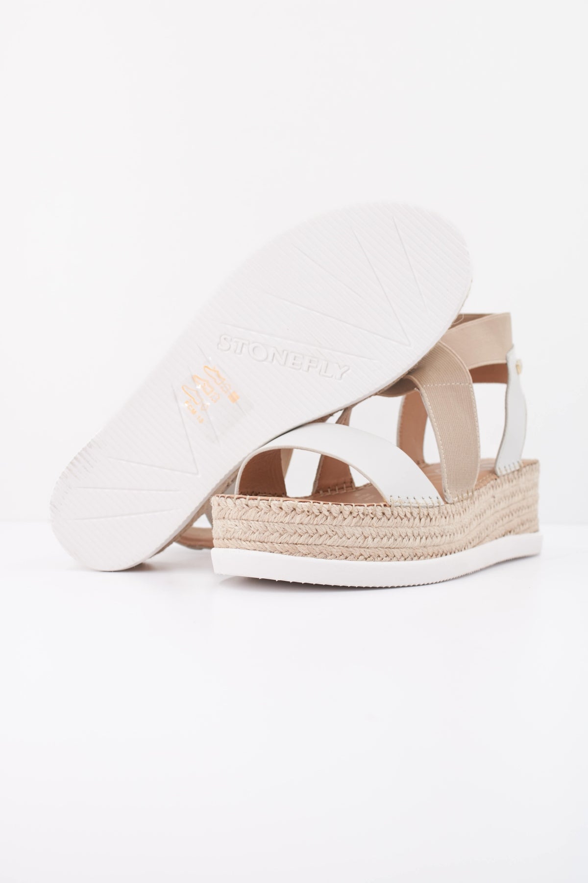 STONEFLY ALEXIA  CALF LTH ELASTIC en color MARRON CLARO  (5)