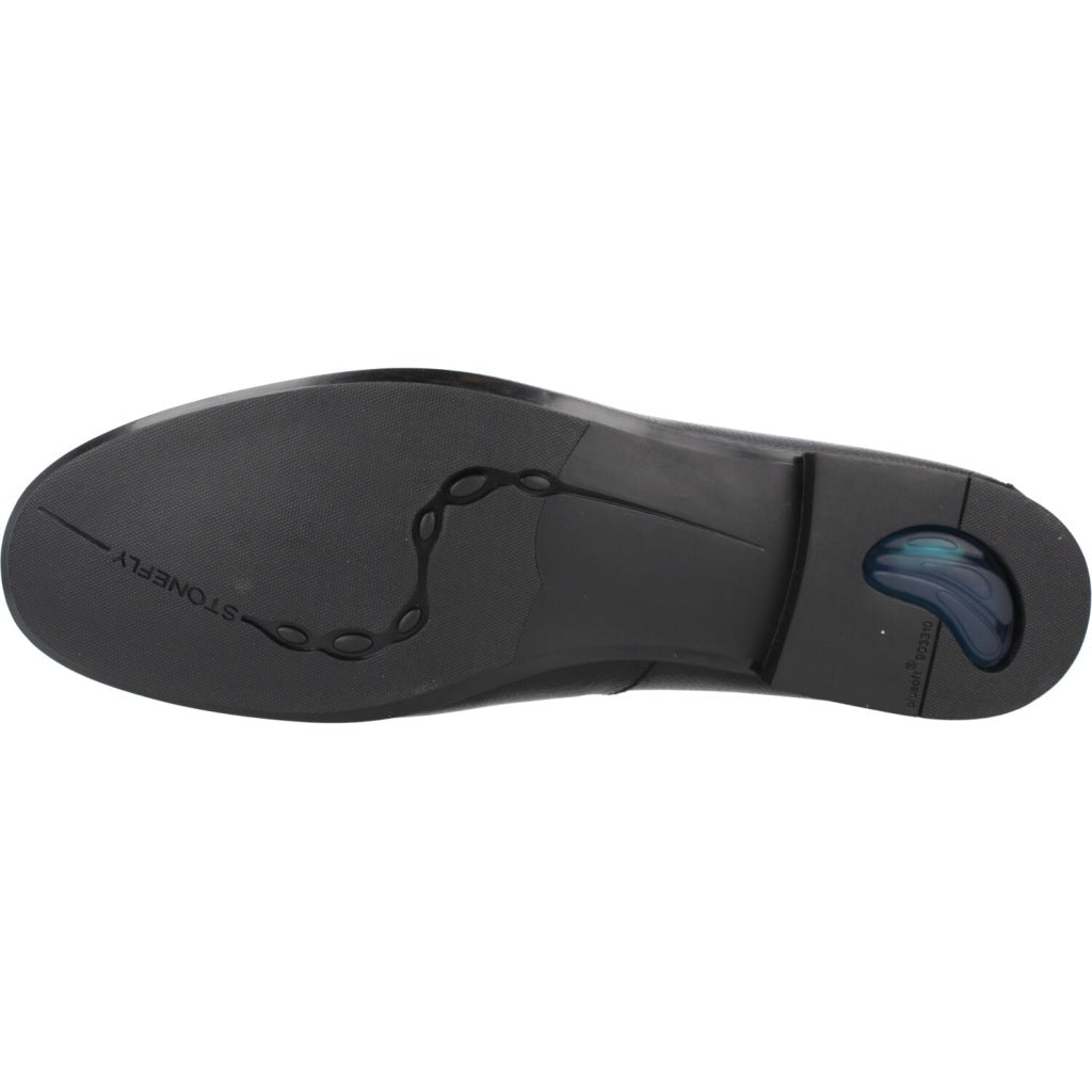STONEFLY SUMMER II  CALF LTH EMBOS en color NEGRO  (6)