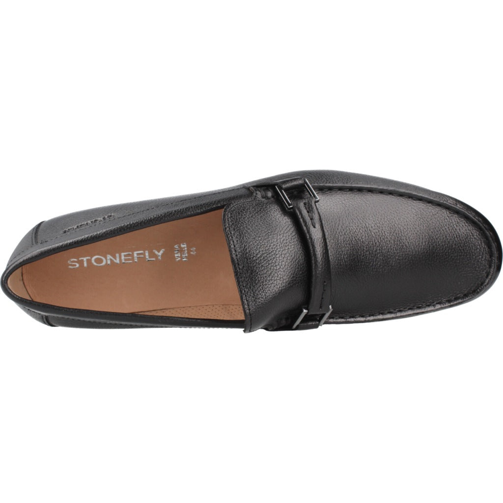 STONEFLY SUMMER II  CALF LTH EMBOS en color NEGRO  (7)
