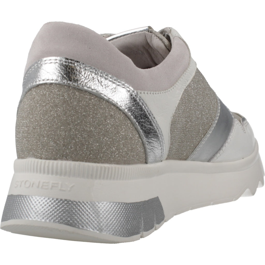 STONEFLY SPOCK  GLITTER TEX NAPPA en color GRIS  (3)