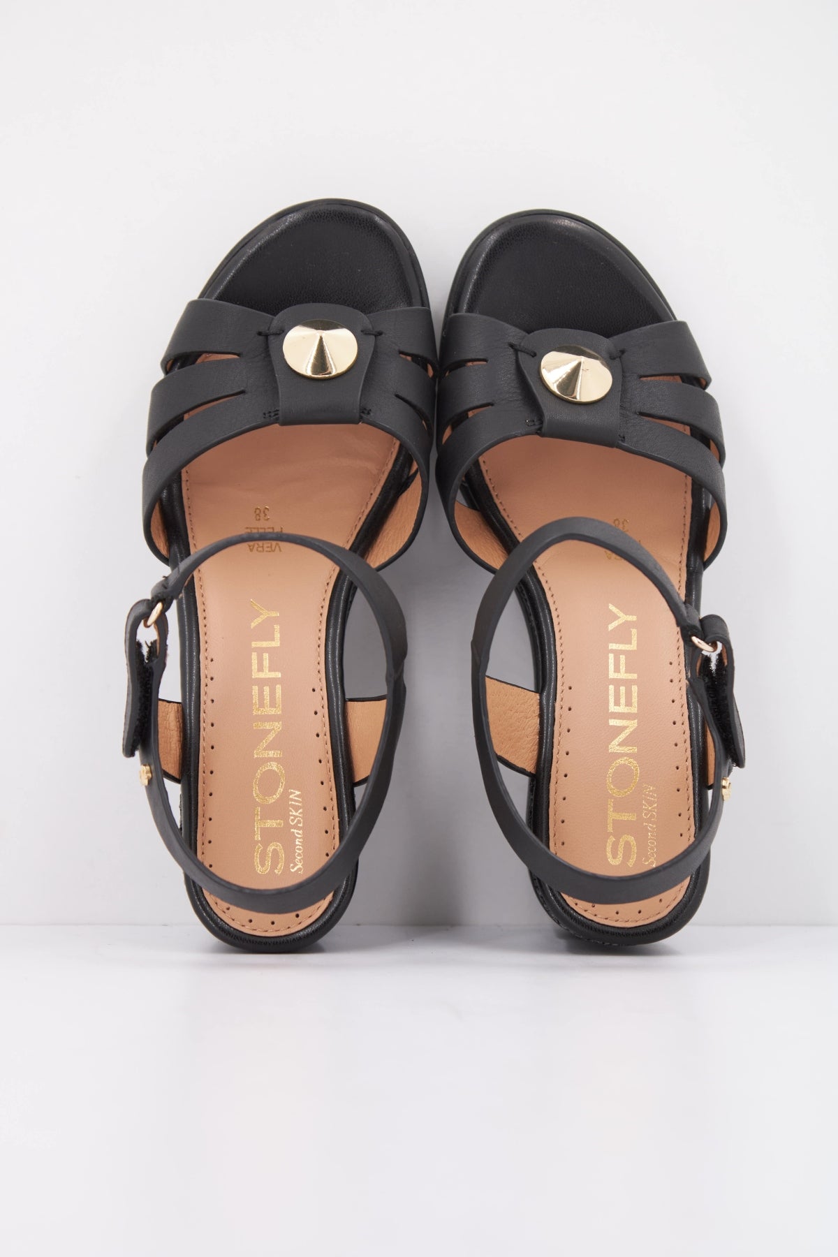STONEFLY ELY  CALF LTH en color NEGRO  (3)