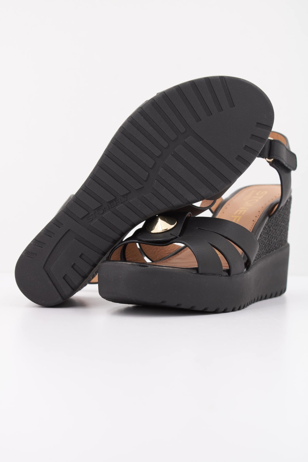 STONEFLY ELY  CALF LTH en color NEGRO  (5)