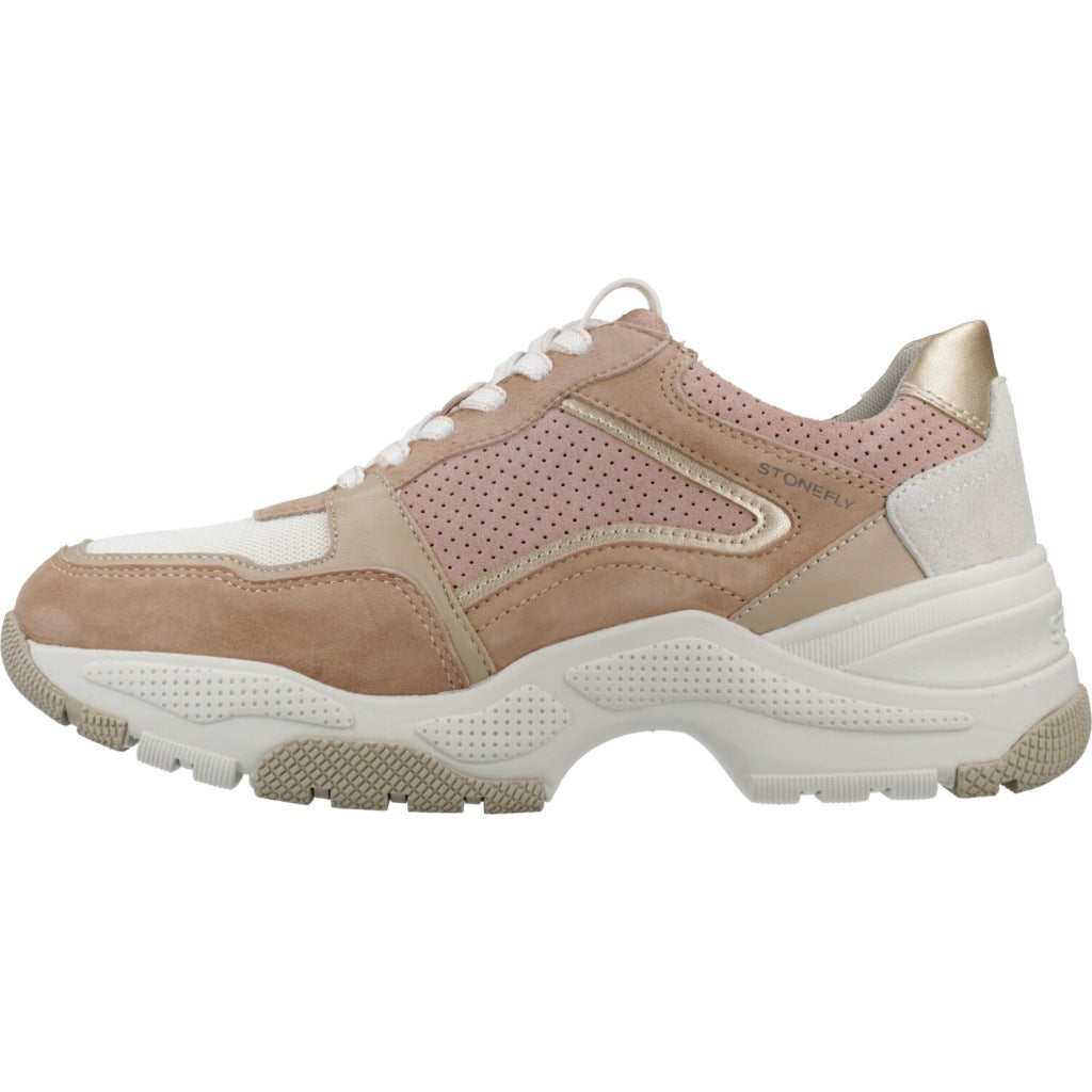 STONEFLY FUTURA  GOAT SUEDE VELOUR en color ROSA  (2)