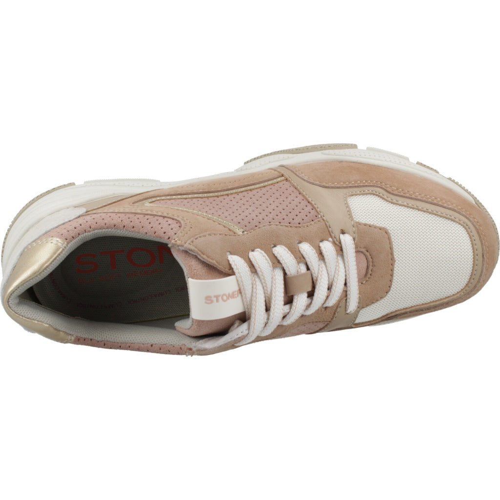 STONEFLY FUTURA  GOAT SUEDE VELOUR en color ROSA  (7)