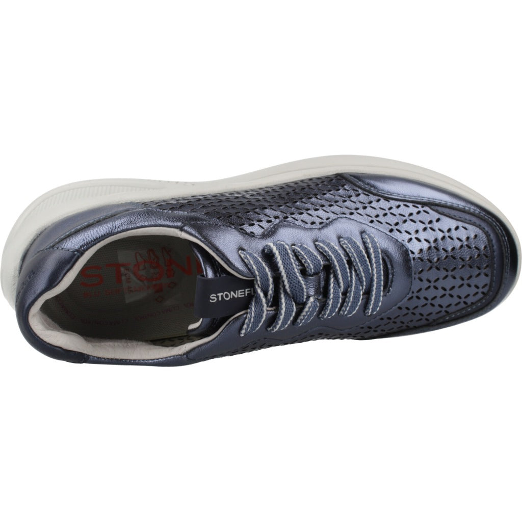 STONEFLY ROCHA  LAMINATED LTH en color AZUL  (7)