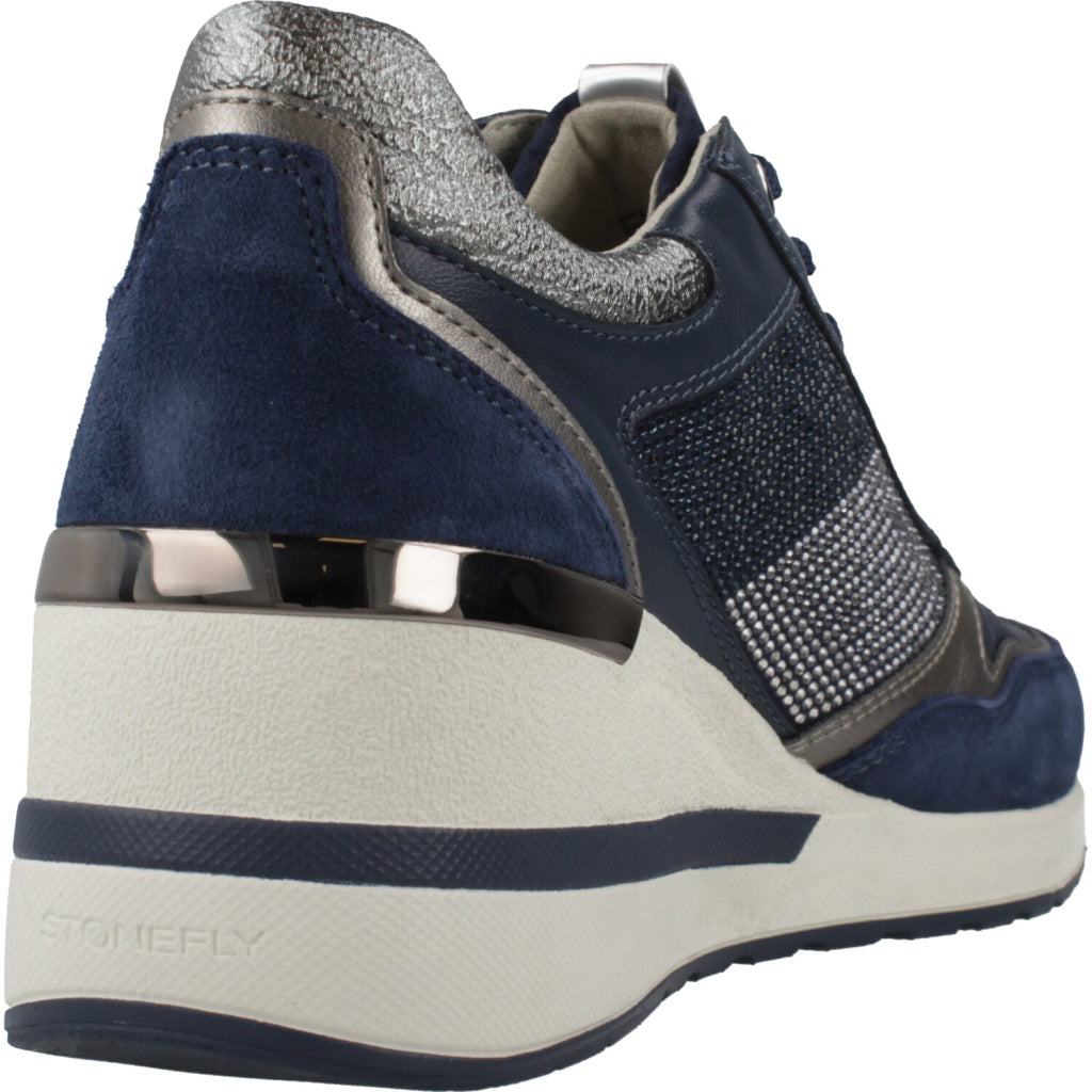 STONEFLY MINA  GOAT SUEDE NAPPA LTH en color AZUL  (3)