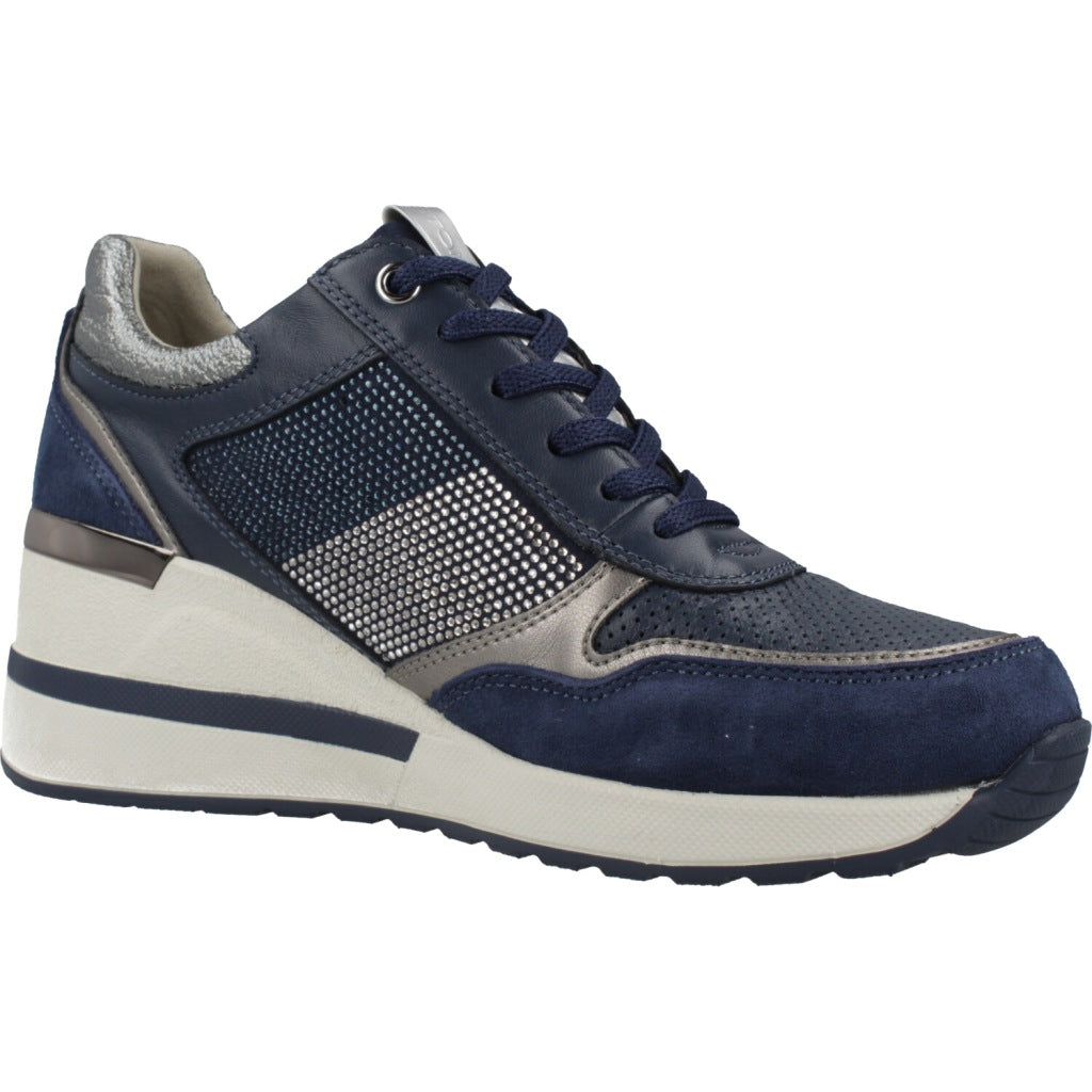 STONEFLY MINA  GOAT SUEDE NAPPA LTH en color AZUL  (5)