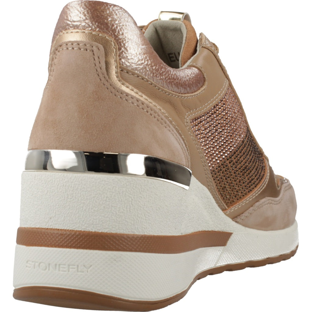 STONEFLY MINA  GOAT SUEDE NAPPA LTH en color ROSA  (3)