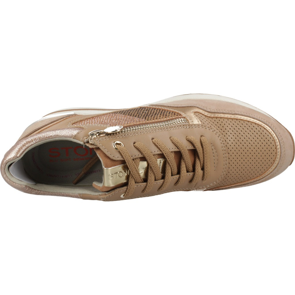 STONEFLY MINA  GOAT SUEDE NAPPA LTH en color ROSA  (7)