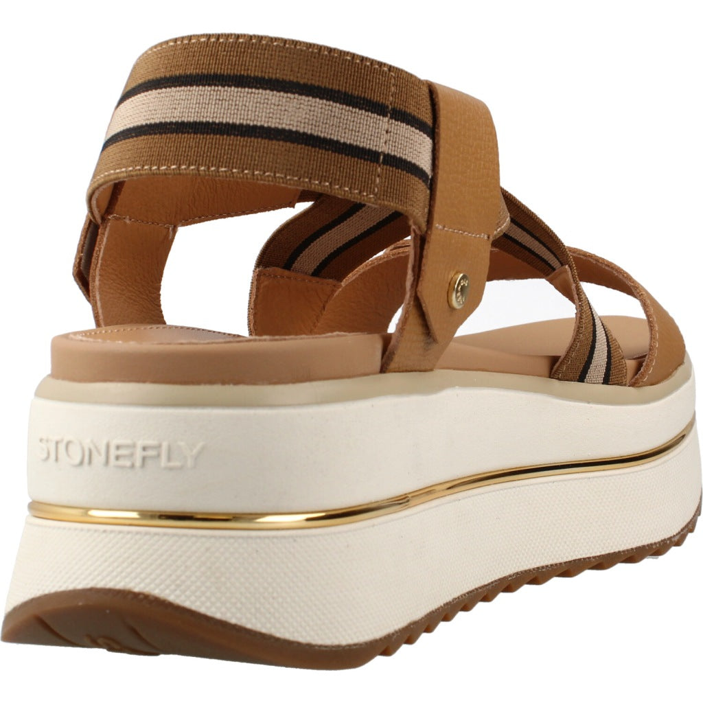 STONEFLY  NICOLE  ELASTIC NAP  en color MARRON  (3)