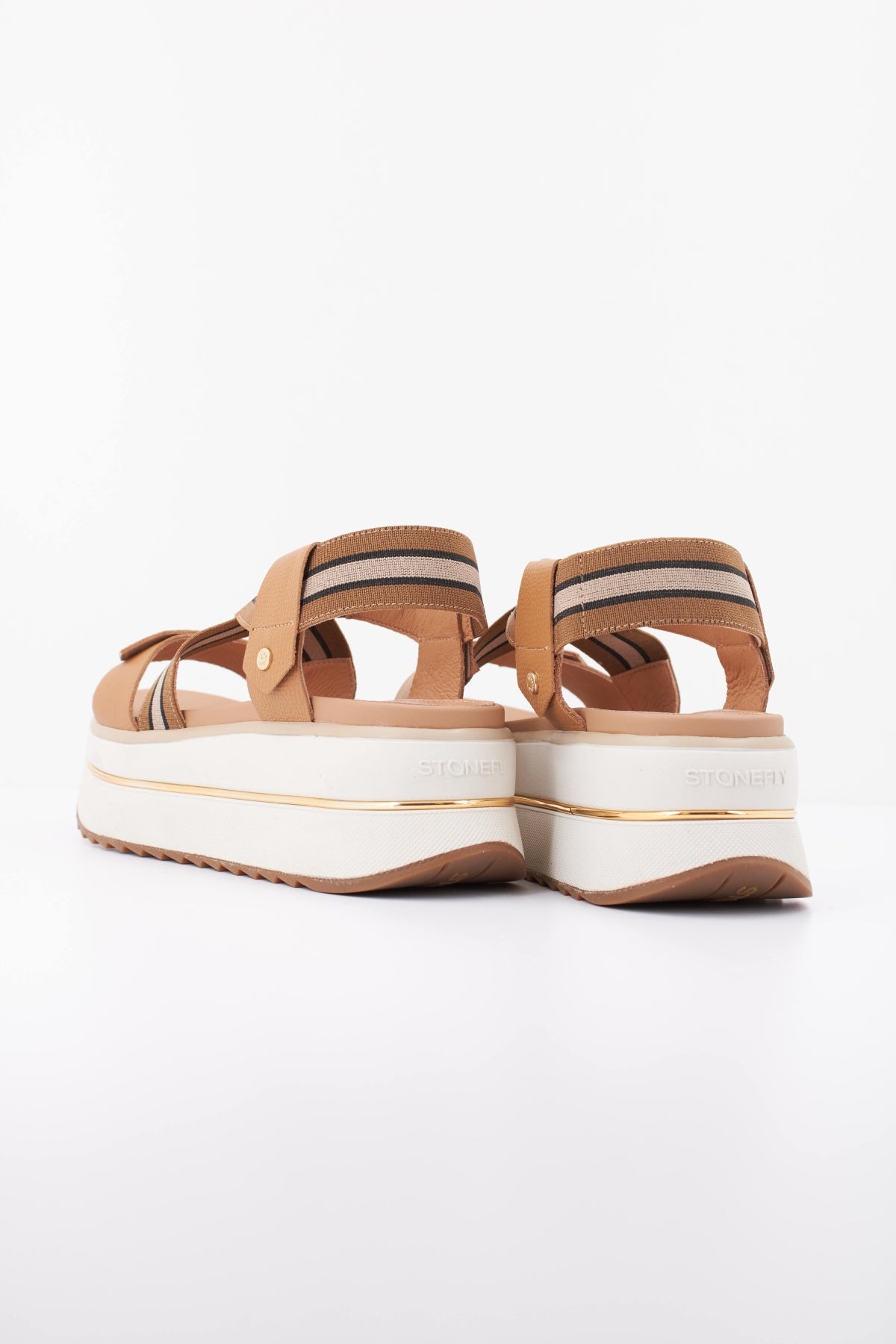 STONEFLY  NICOLE  ELASTIC NAP  en color MARRON  (4)