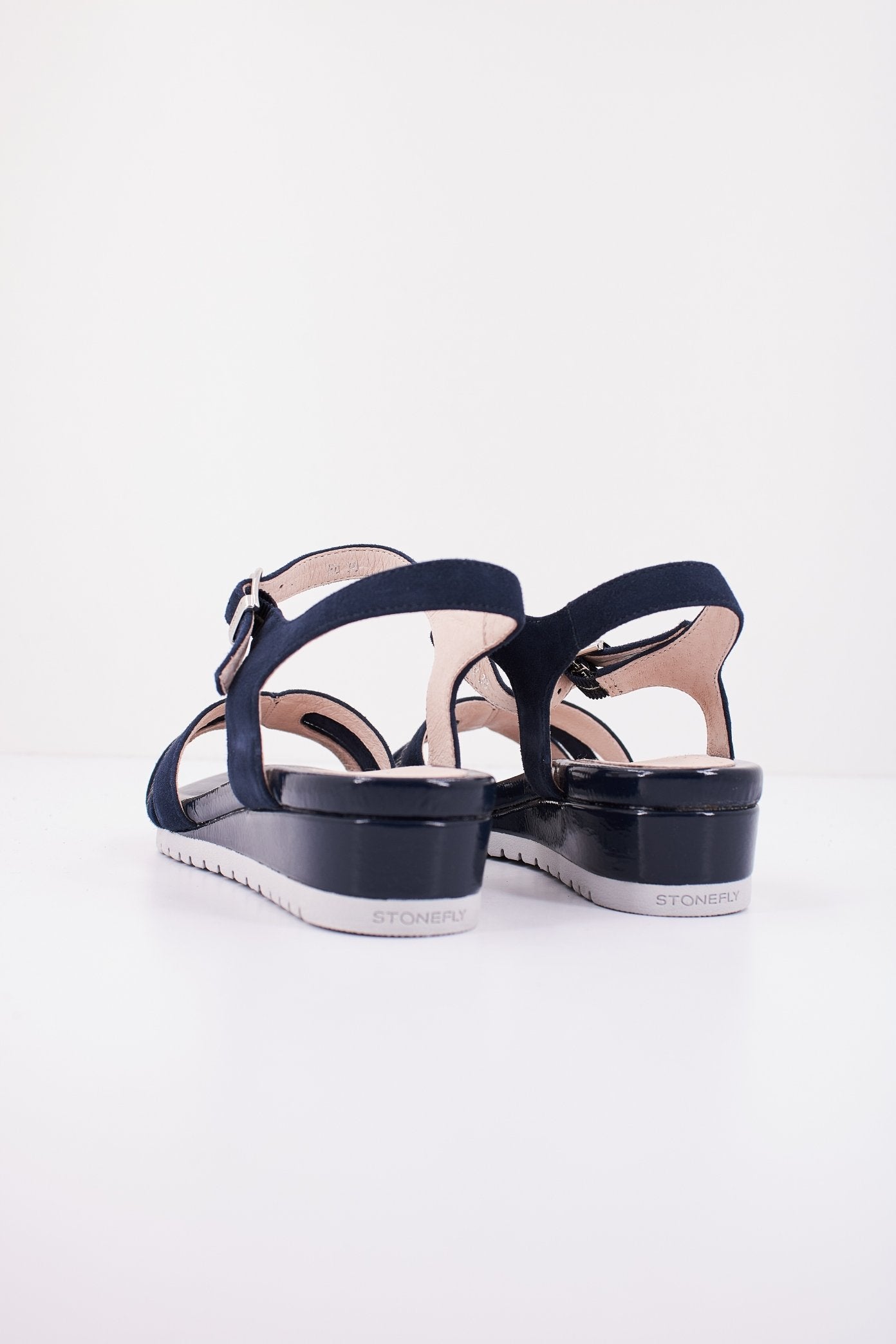 STONEFLY CHER  GOAT SUEDE en color AZUL  (3)