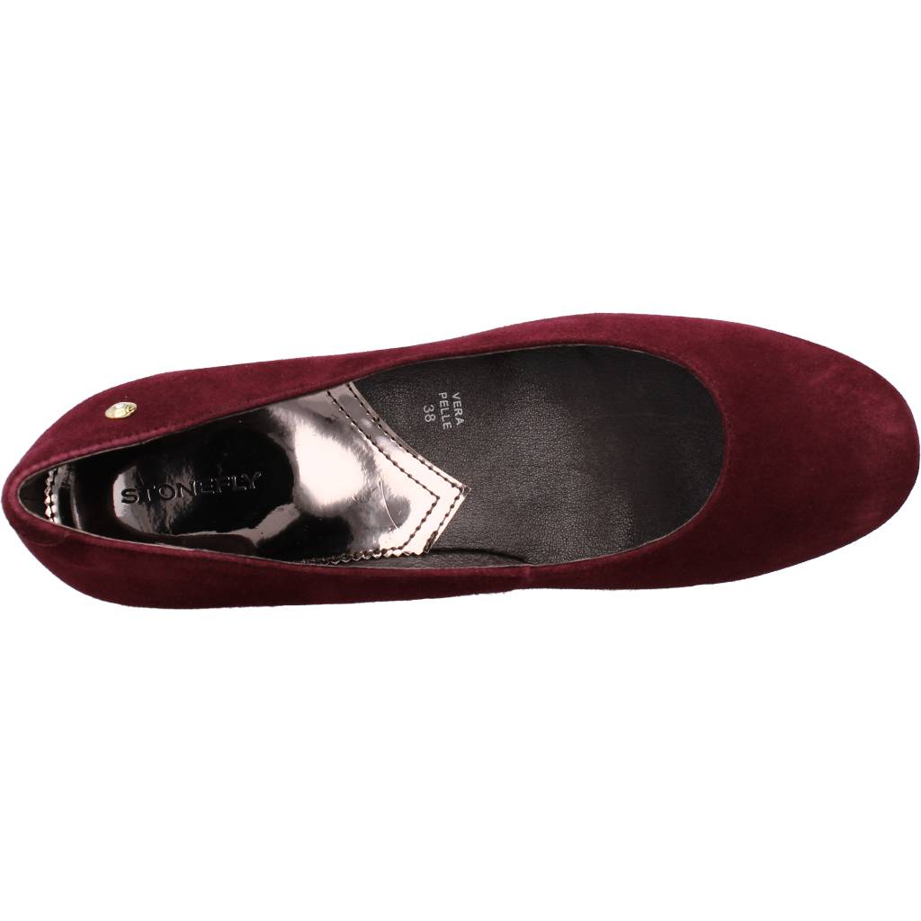 STONEFLY LESLIE  GOAT SUEDE en color BURDEOS  (7)