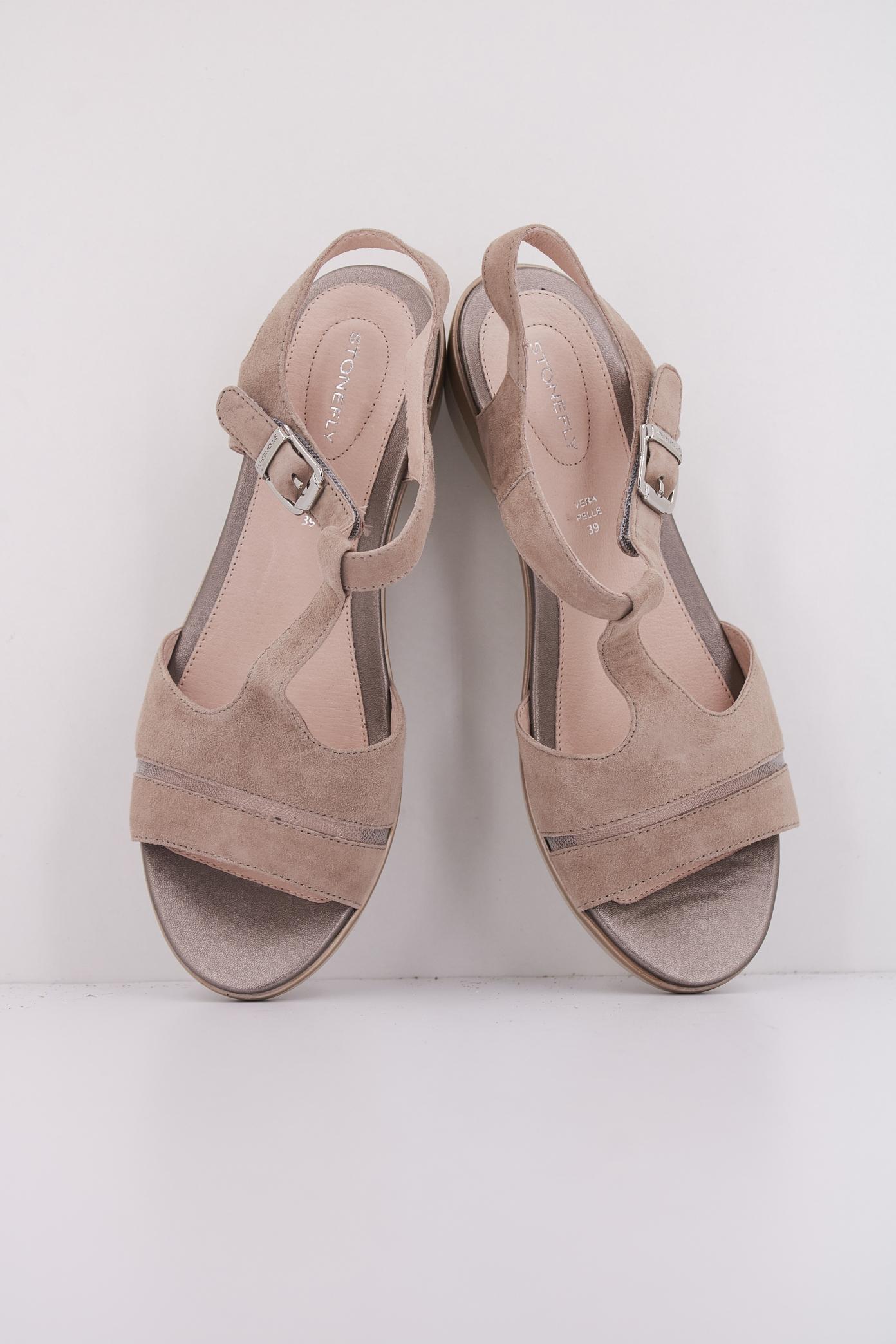 STONEFLY VANITY III  GOAT SUEDE en color MARRON CLARO  (3)
