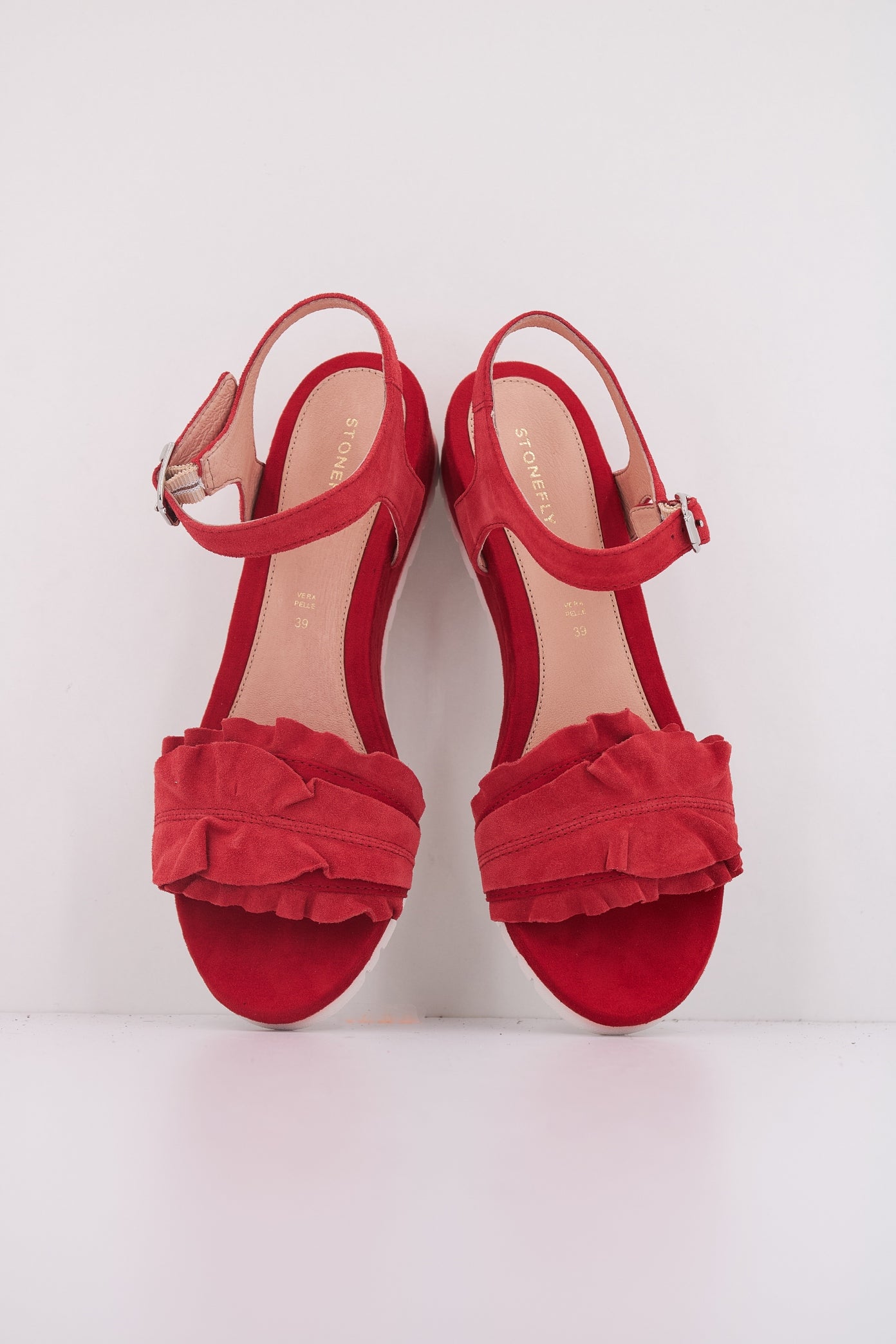 STONEFLY CHER  VELOUR en color ROJO  (3)
