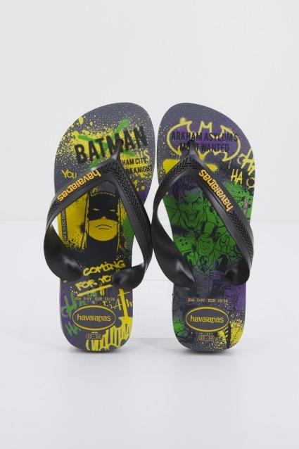 HAVAIANAS  KIDS MAX HEROIS en color NEGRO  (1)