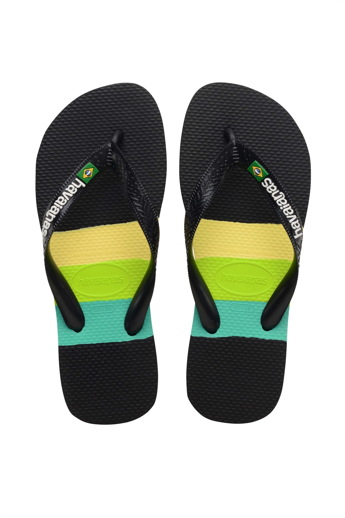 HAVAIANAS  BRASIL TECH  en color NEGRO  (1)