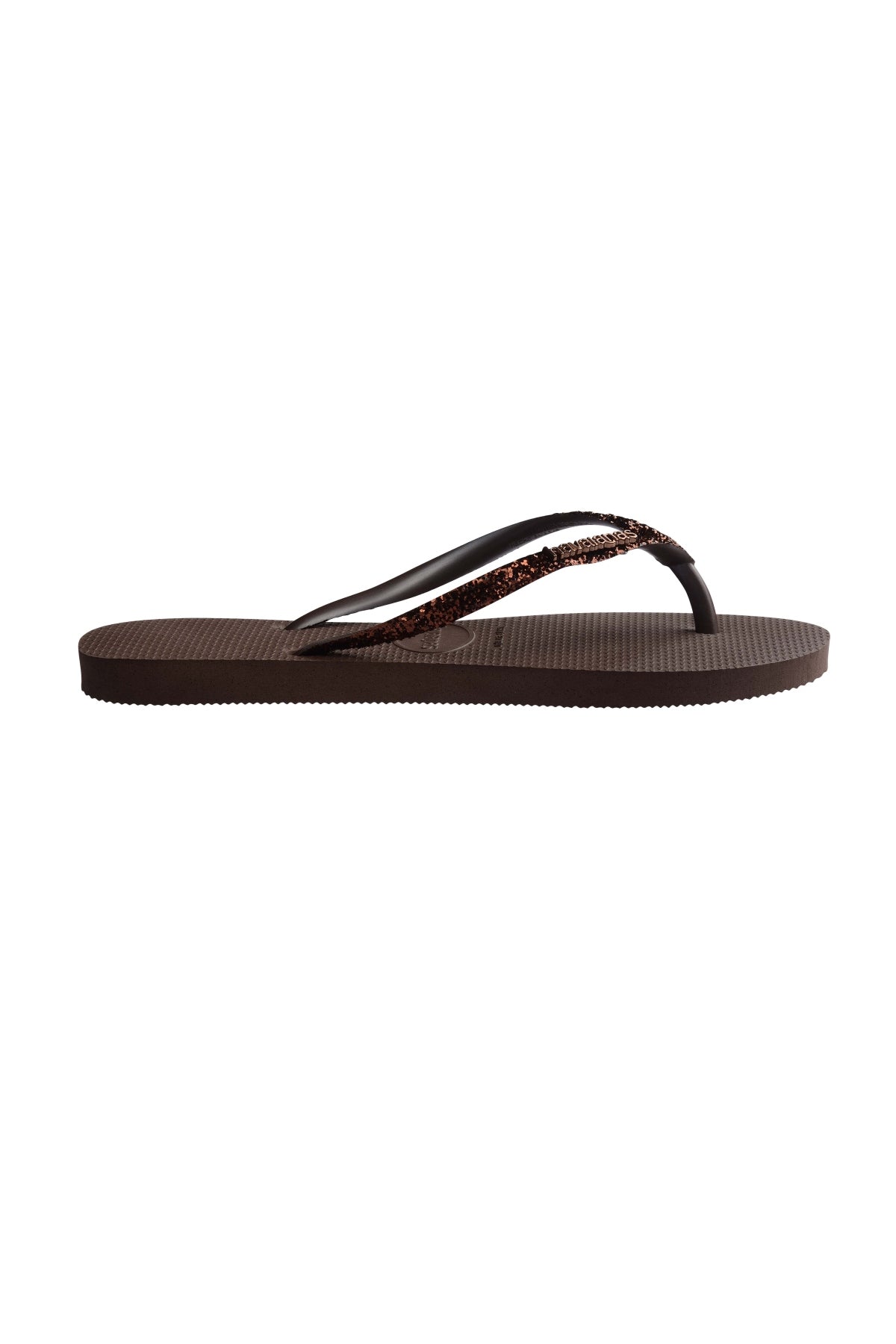 HAVAIANAS SLIM GLITTER II en color MARRON  (2)