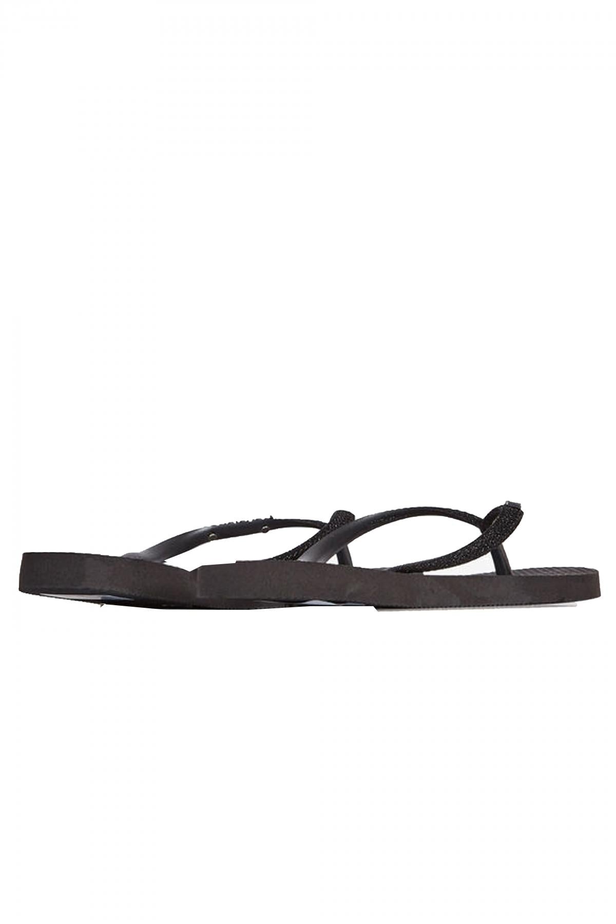HAVAIANAS SLIM GLITTER II en color NEGRO  (3)