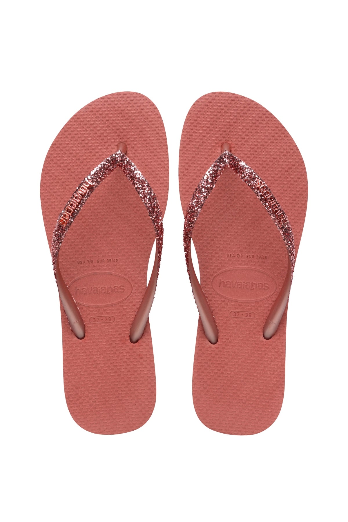 HAVAIANAS SLIM GLITTER II en color ROSA  (1)