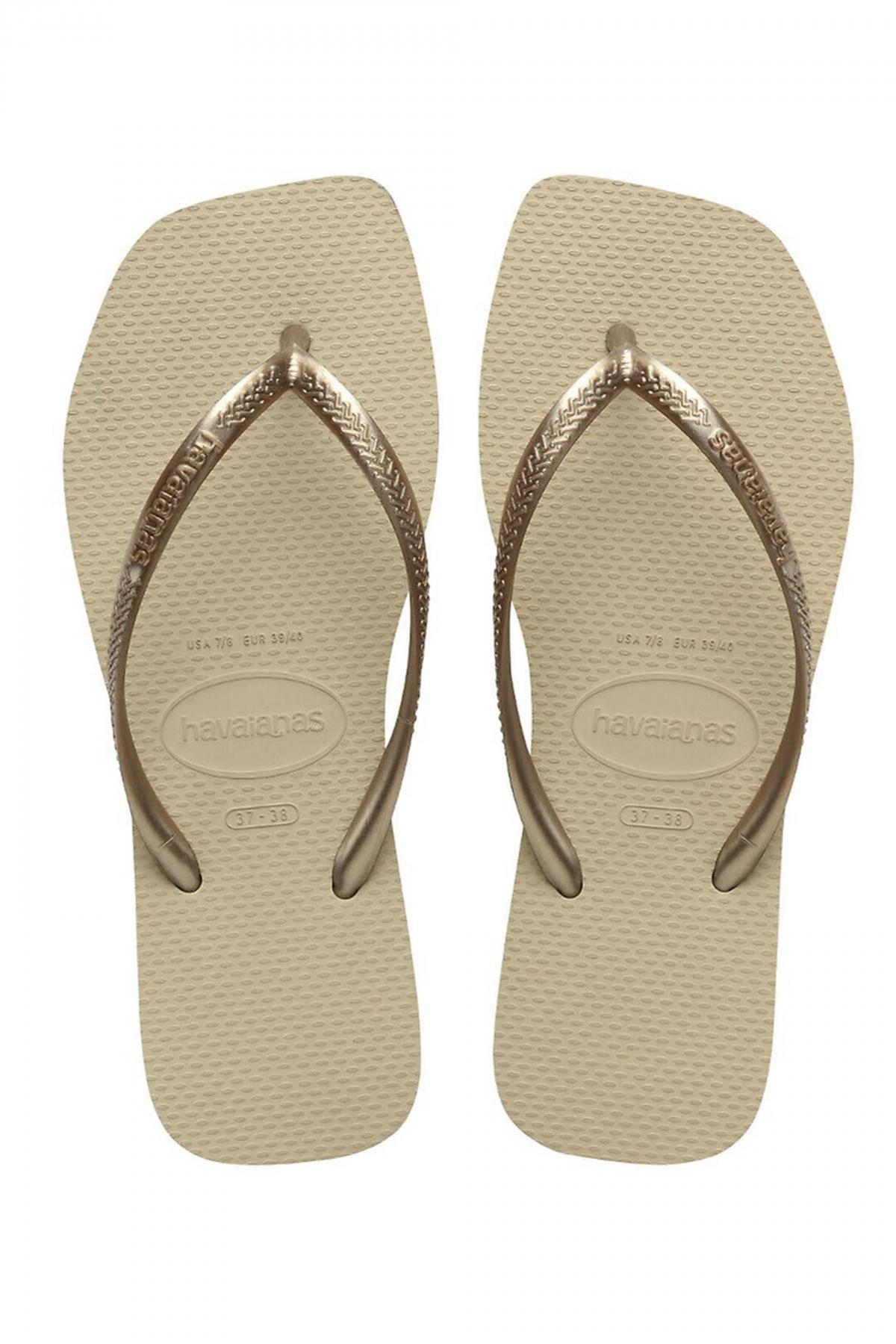 HAVAIANAS SQUARE en color BRONCE  (1)