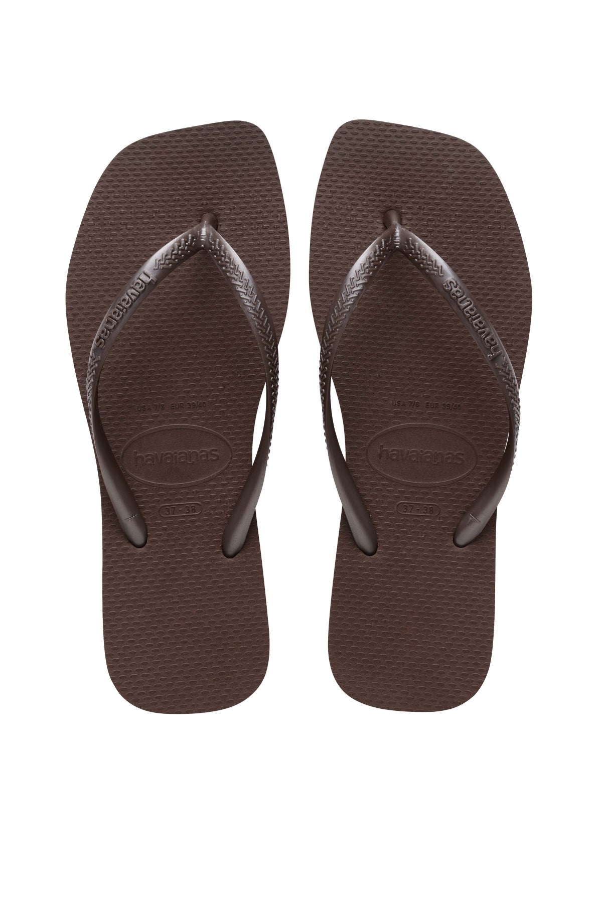 HAVAIANAS SQUARE en color MARRON  (1)