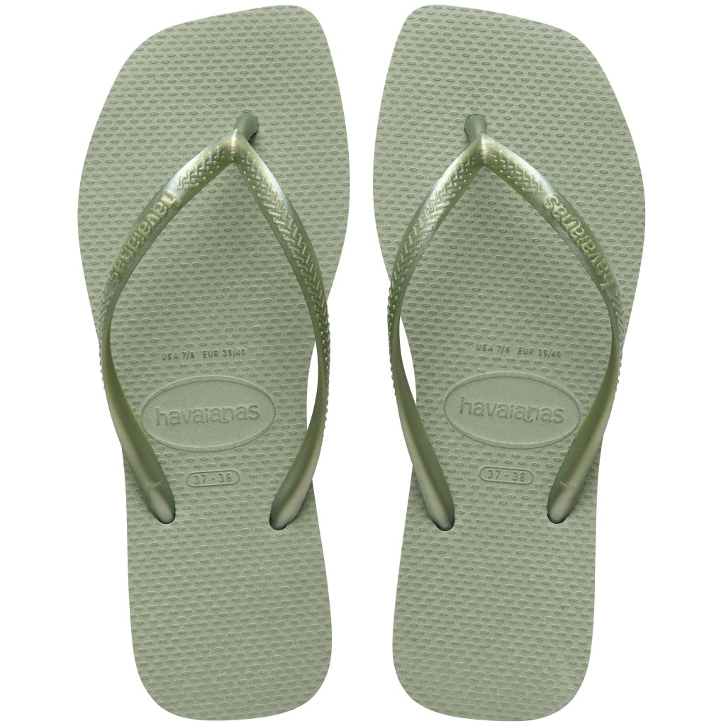HAVAIANAS SQUARE en color VERDE  (3)