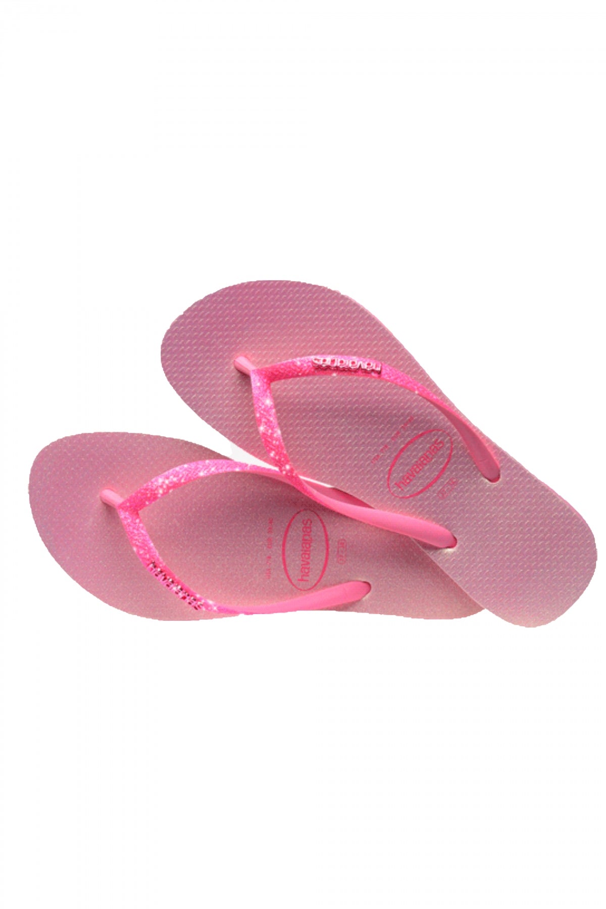 HAVAIANAS SLIM GLITTER IRIDESCE en color ROSA  (4)