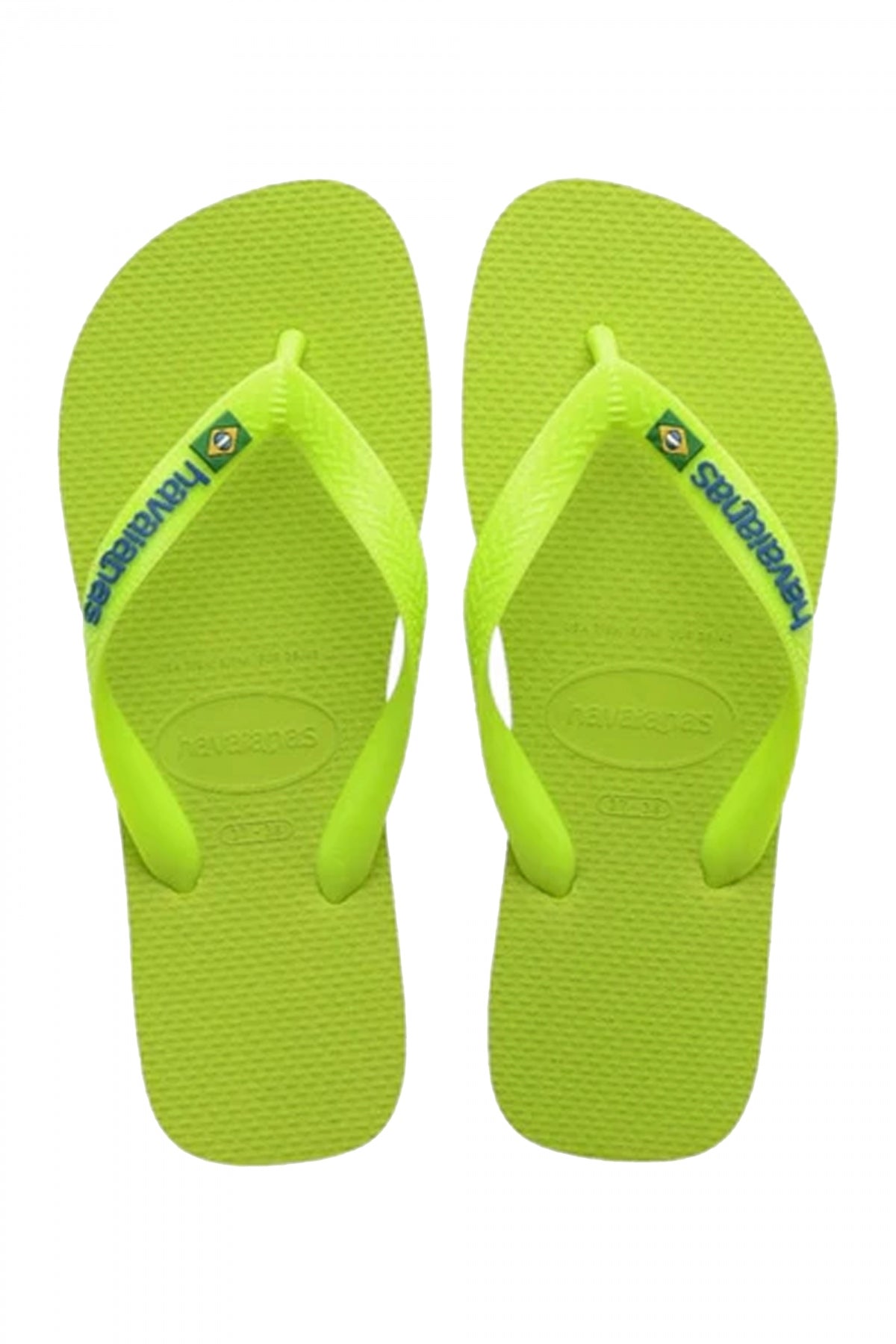HAVAIANAS BRASIL LOGO NEON en color VERDE  (1)
