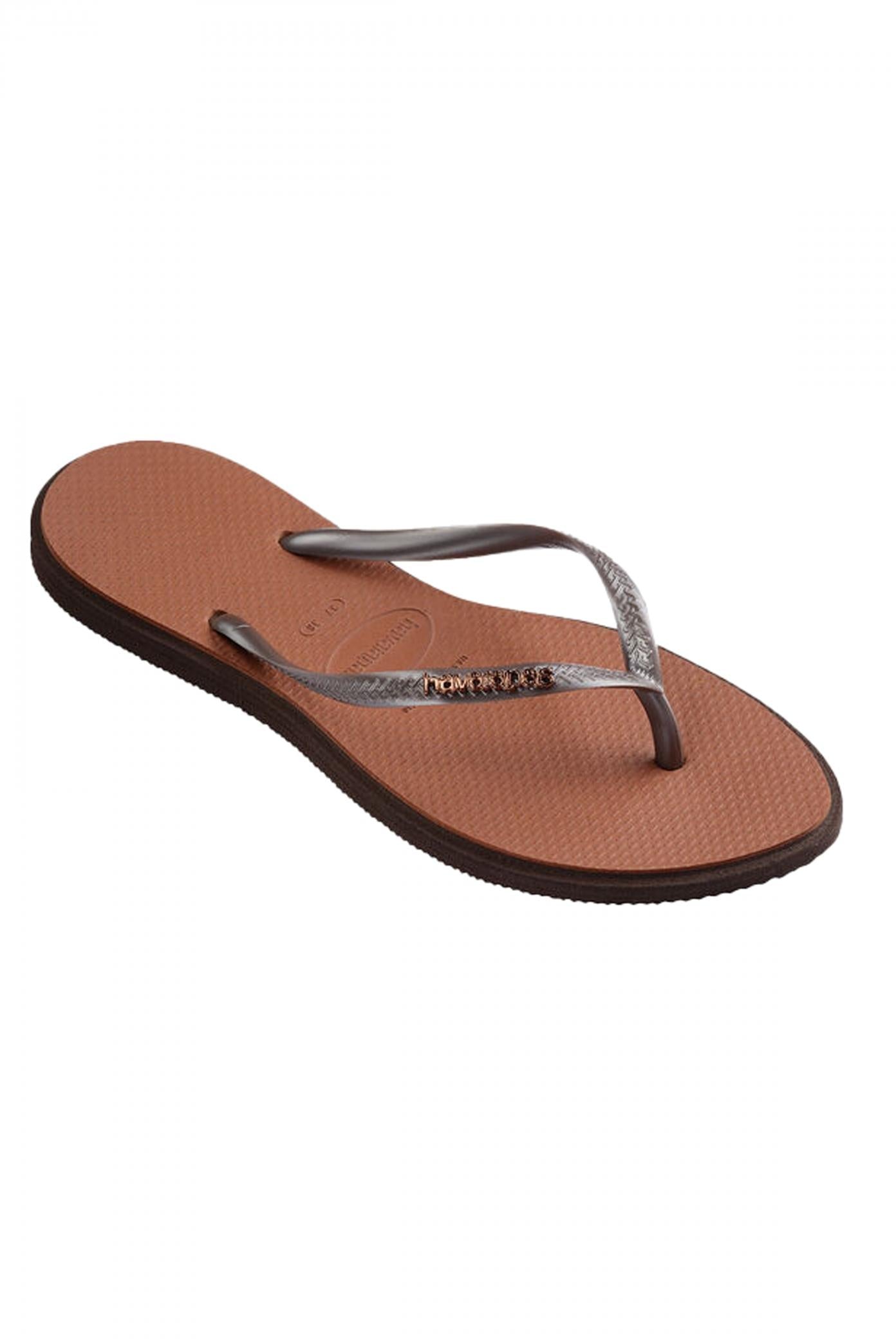 HAVAIANAS SLIM POINT en color MARRON  (2)