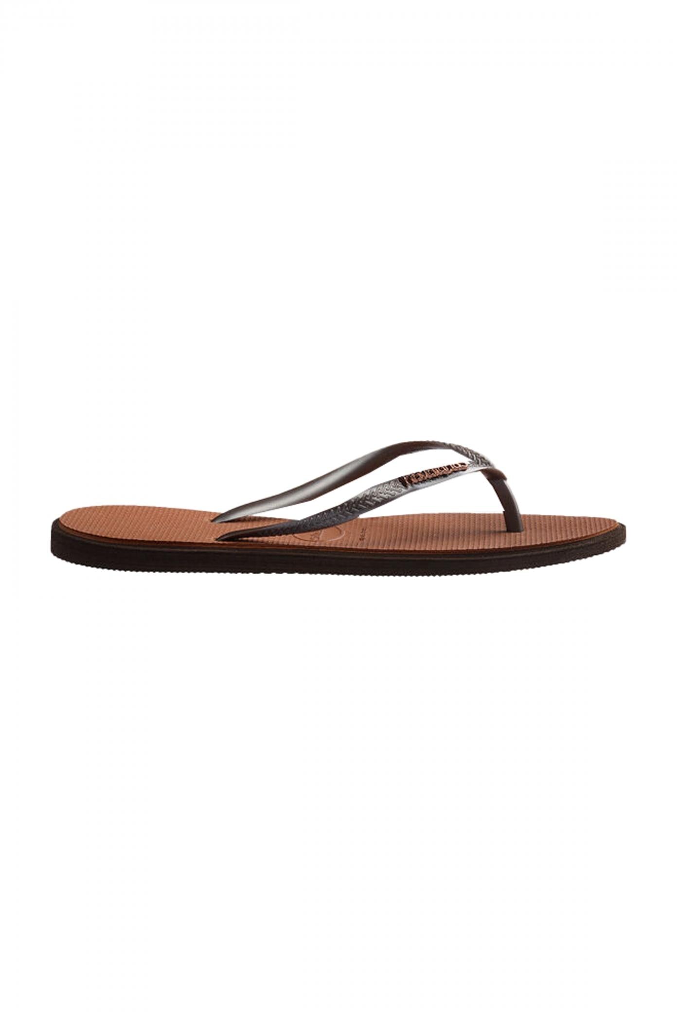 HAVAIANAS SLIM POINT en color MARRON  (3)