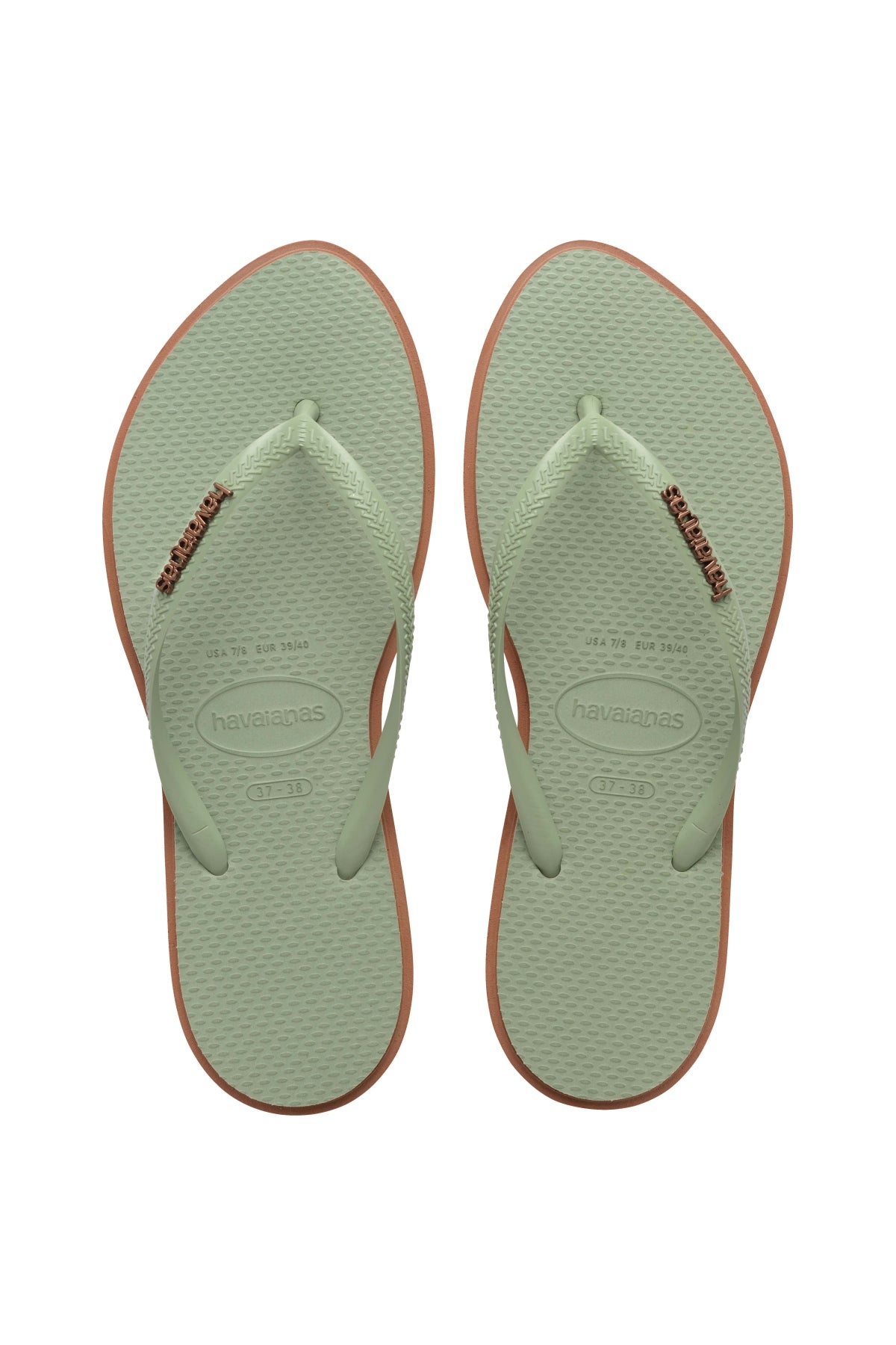 HAVAIANAS SLIM POINT en color VERDE  (1)