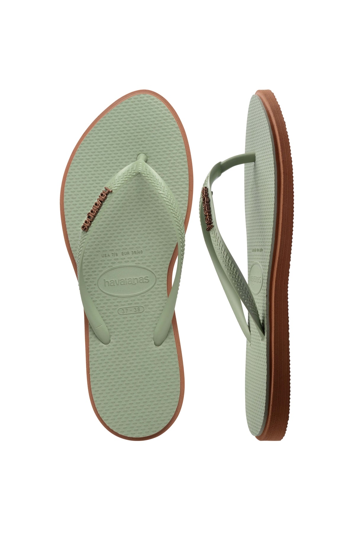 HAVAIANAS SLIM POINT en color VERDE  (3)