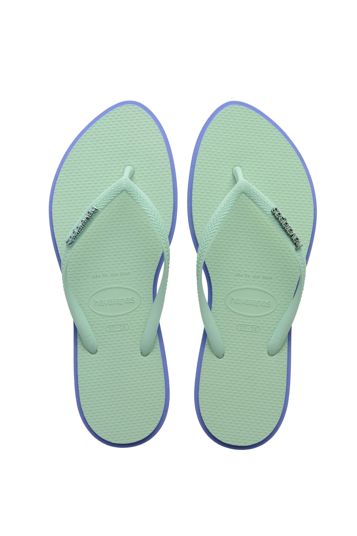 HAVAIANAS SLIM POINT en color VERDE  (1)