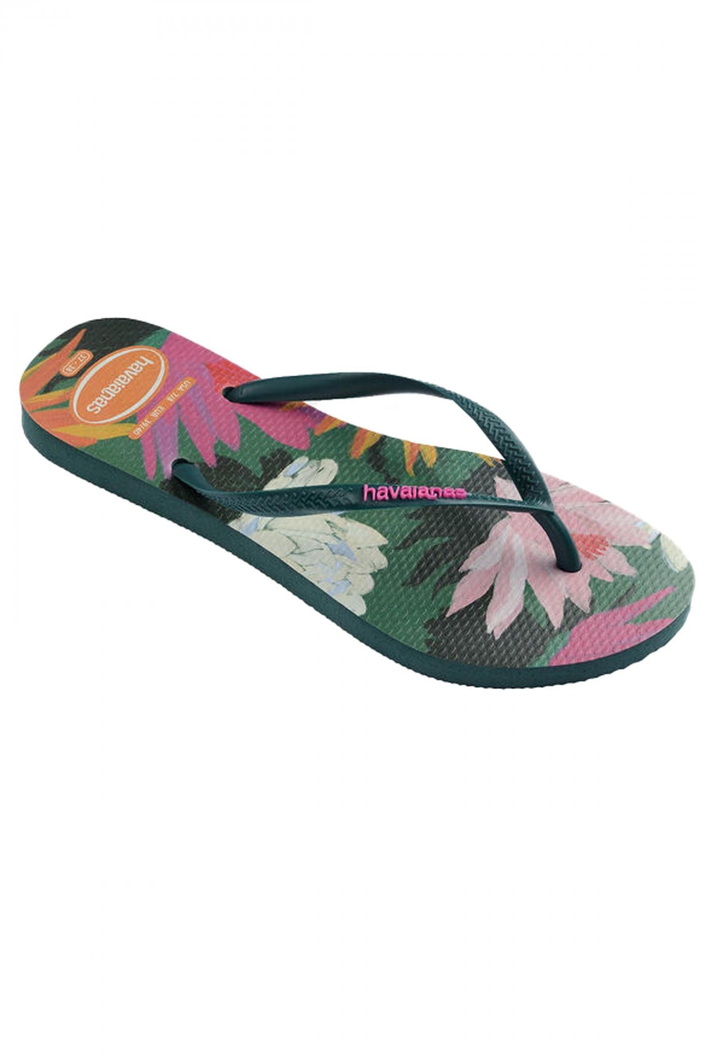 HAVAIANAS SLIM SUMMER en color VERDE  (2)