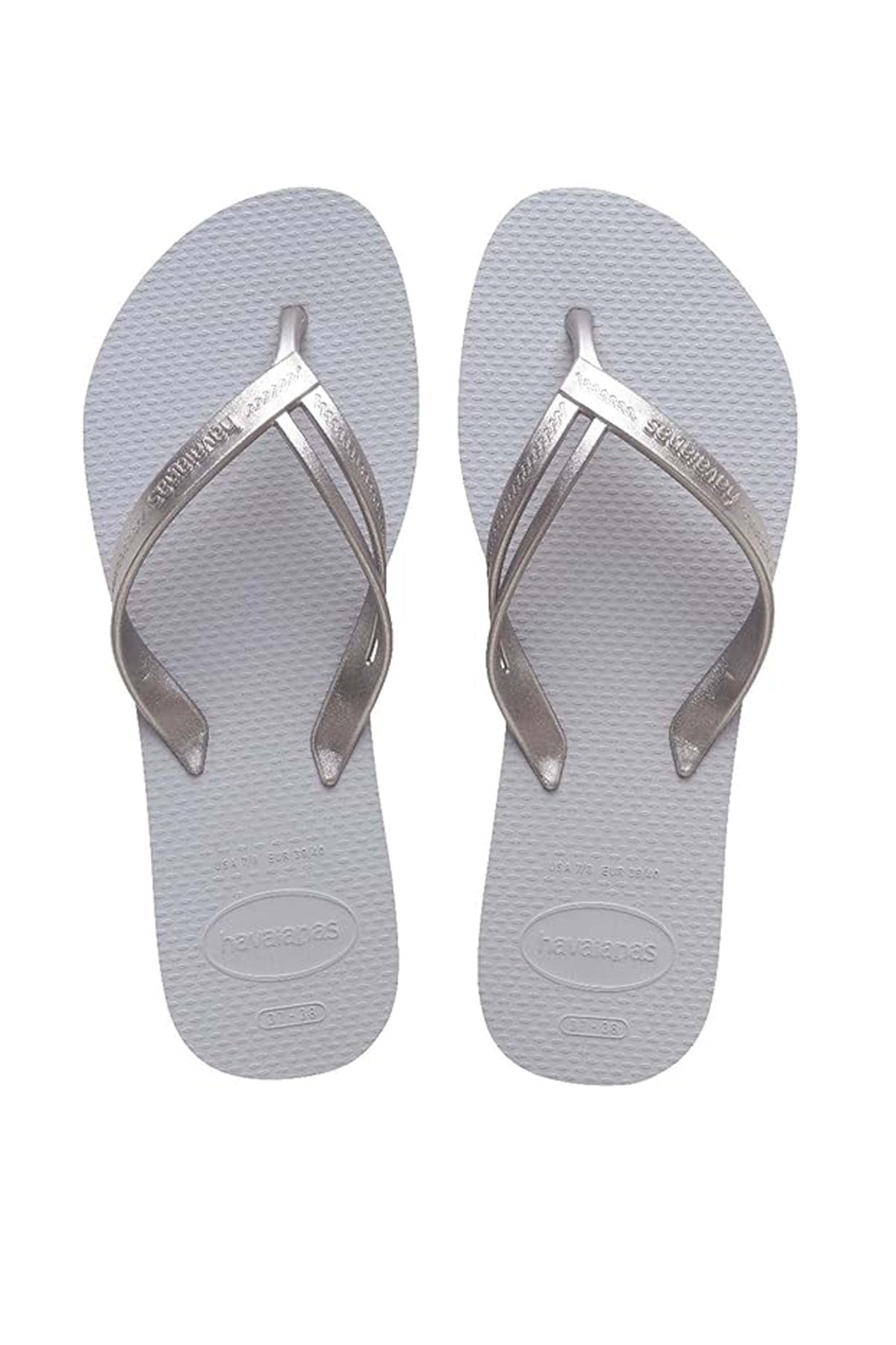 HAVAIANAS H en color PLATA  (1)
