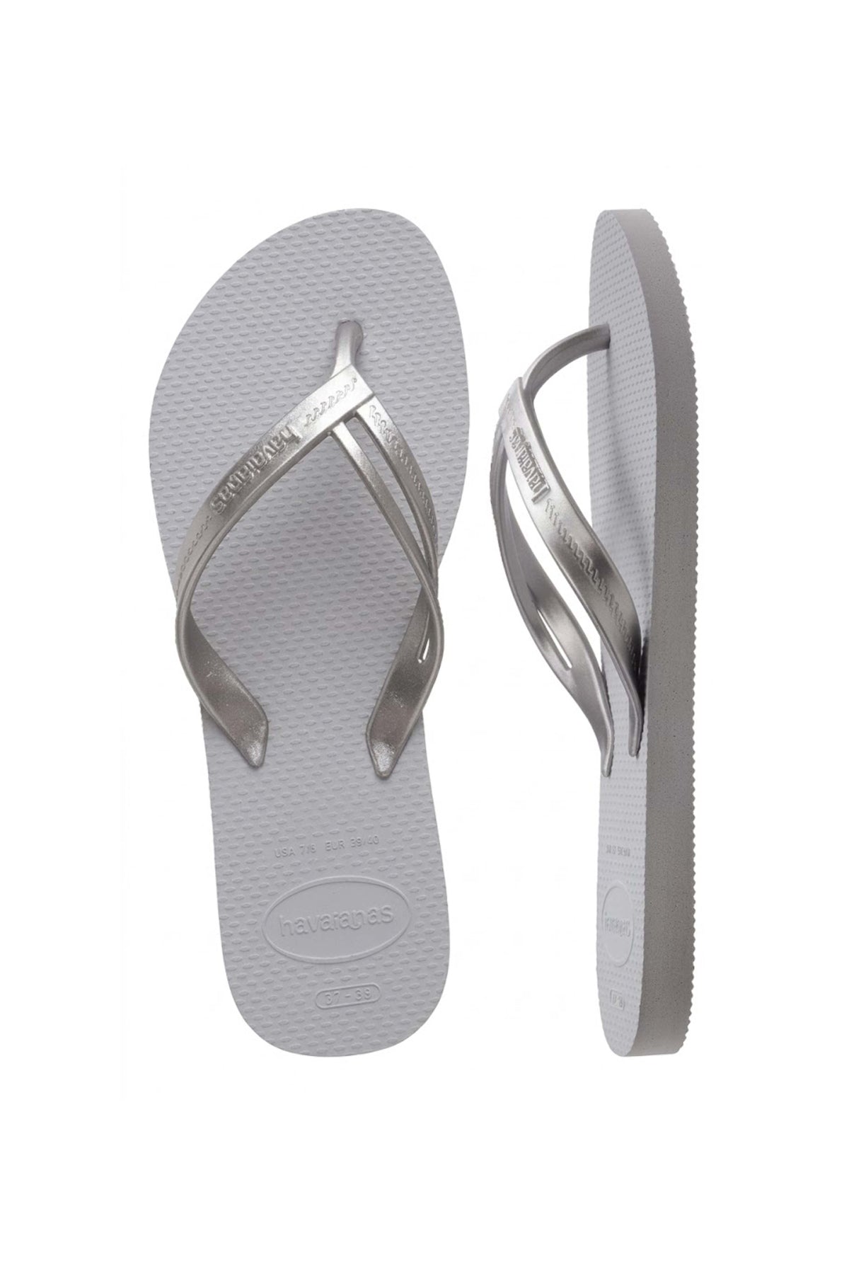 HAVAIANAS H en color PLATA  (2)
