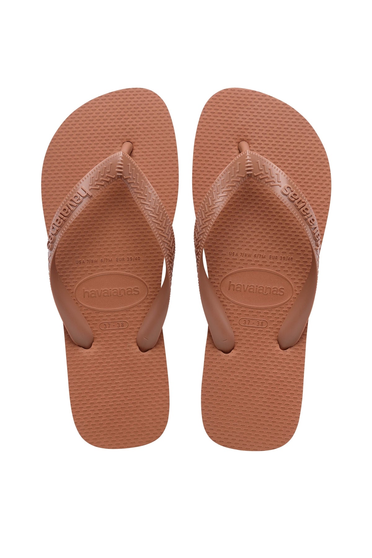 HAVAIANAS TOP SENSES en color MARRON  (1)