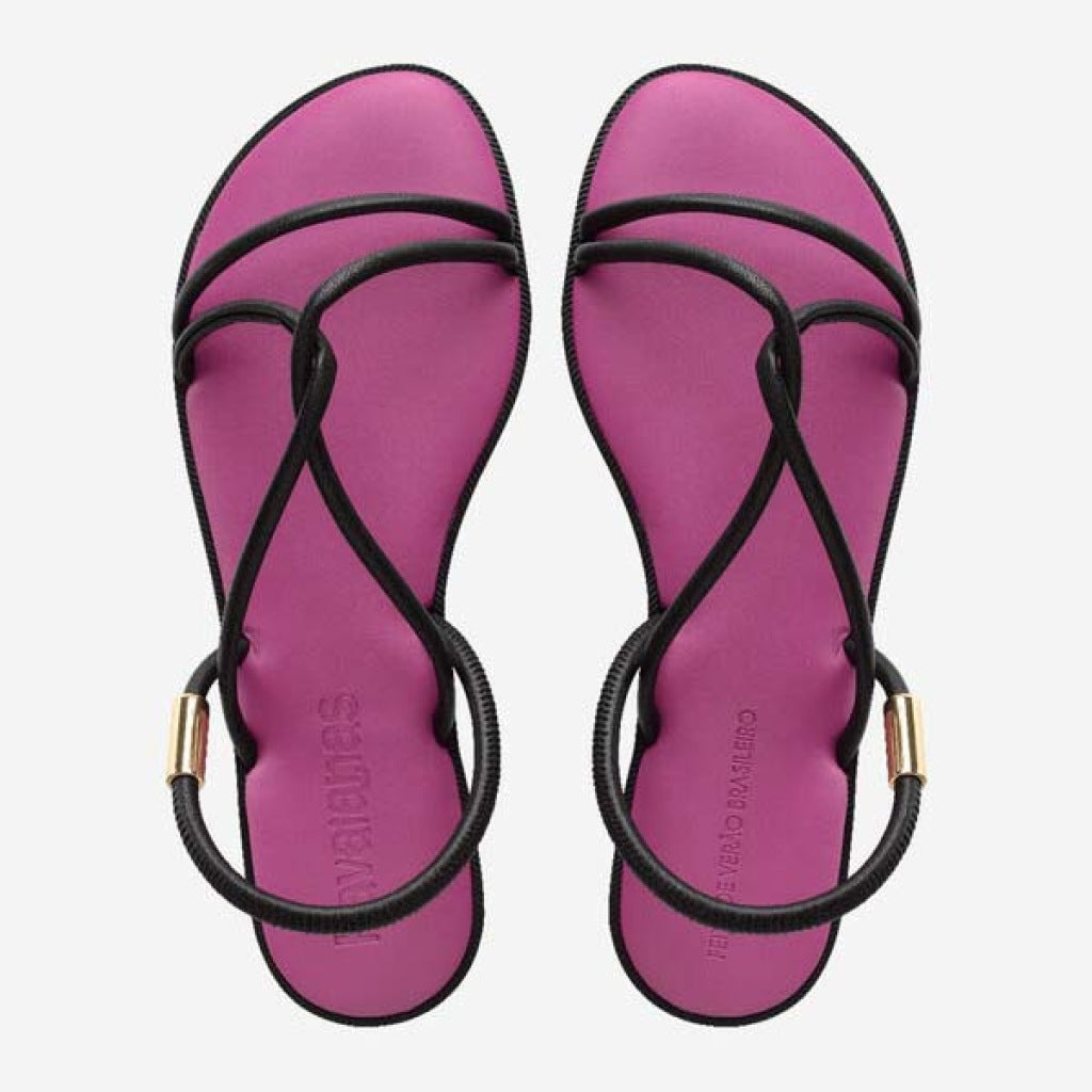 HAVAIANAS UNA MANGA en color NEGRO  (2)