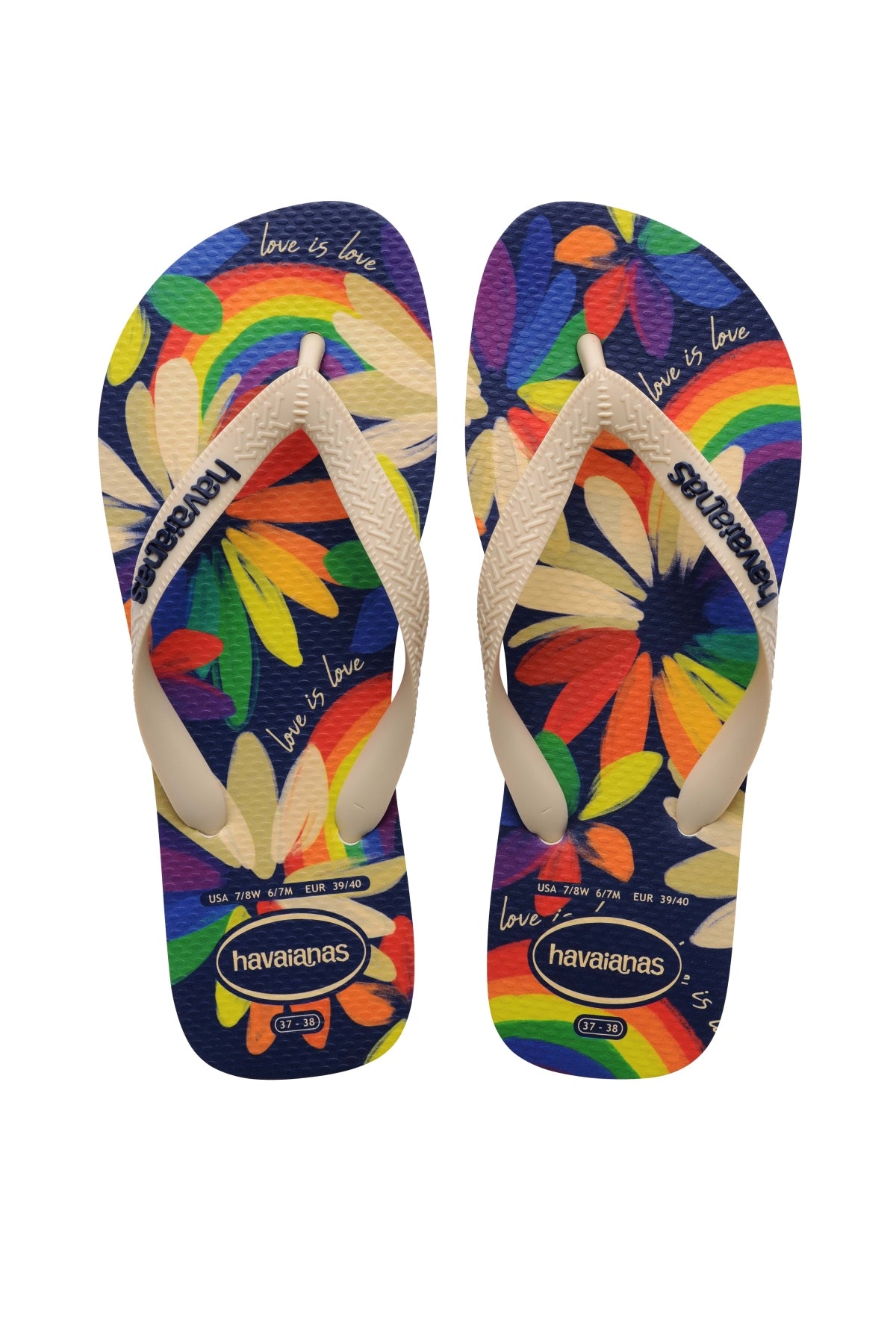 HAVAIANAS HAV. TOP PRIDE SS en color BEIS  (1)