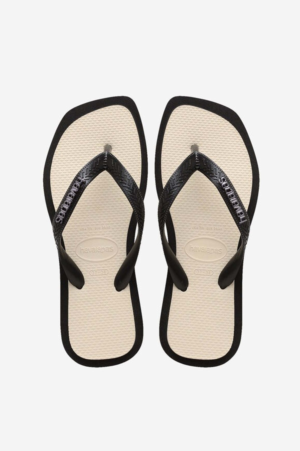 HAVAIANAS TOP SQUARE FUSION  en color NEGRO  (1)