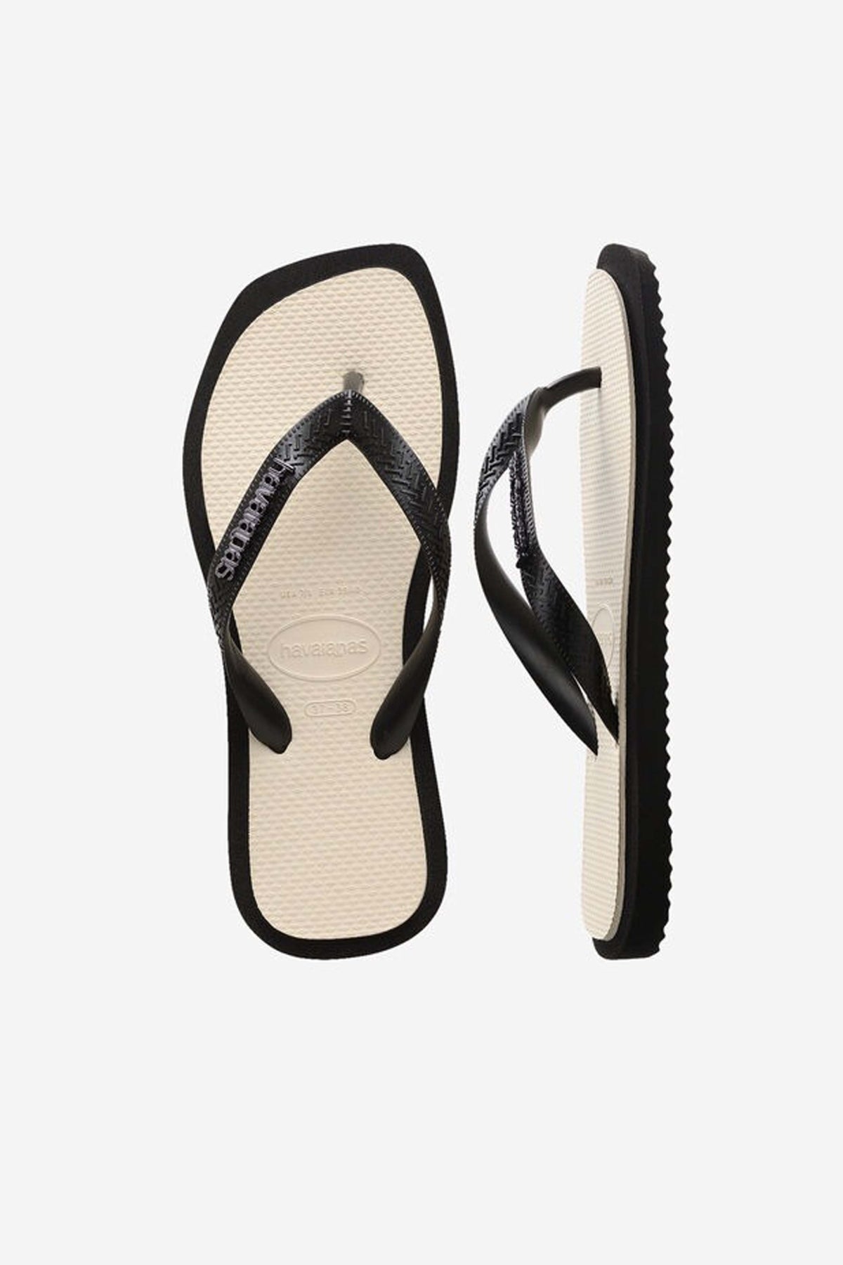 HAVAIANAS TOP SQUARE FUSION  en color NEGRO  (3)