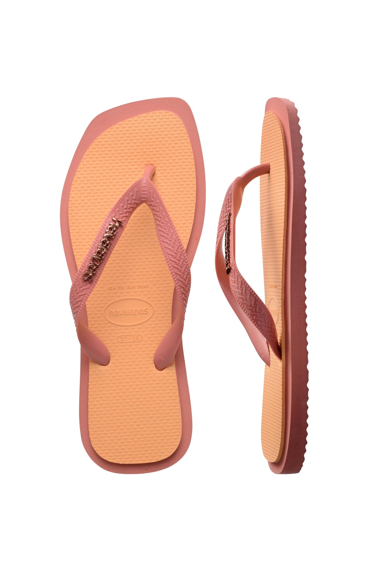 HAVAIANAS TOP SQUARE FUSION  en color NARANJA  (3)