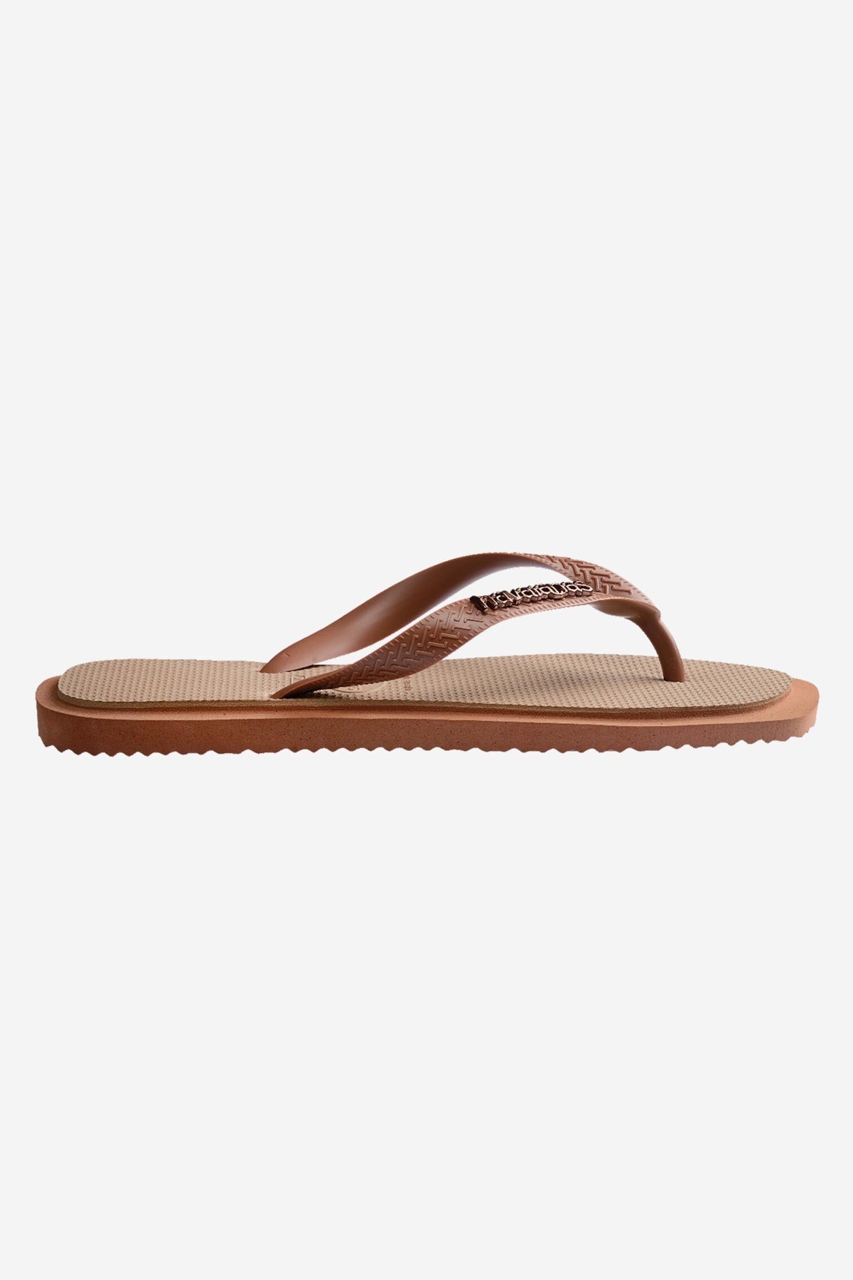 HAVAIANAS TOP SQUARE FUSION  en color MARRON CLARO  (2)