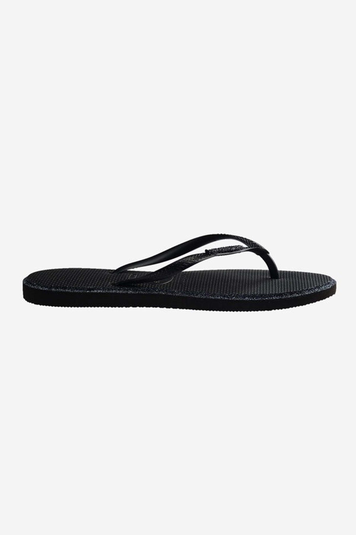 HAVAIANAS SLIM POINT GLITTER en color NEGRO  (2)